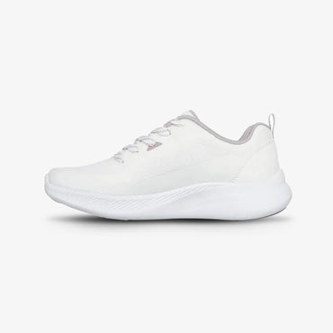 Tenis Skechers Bobs Moda Flex Mujer Blanco Rosado
