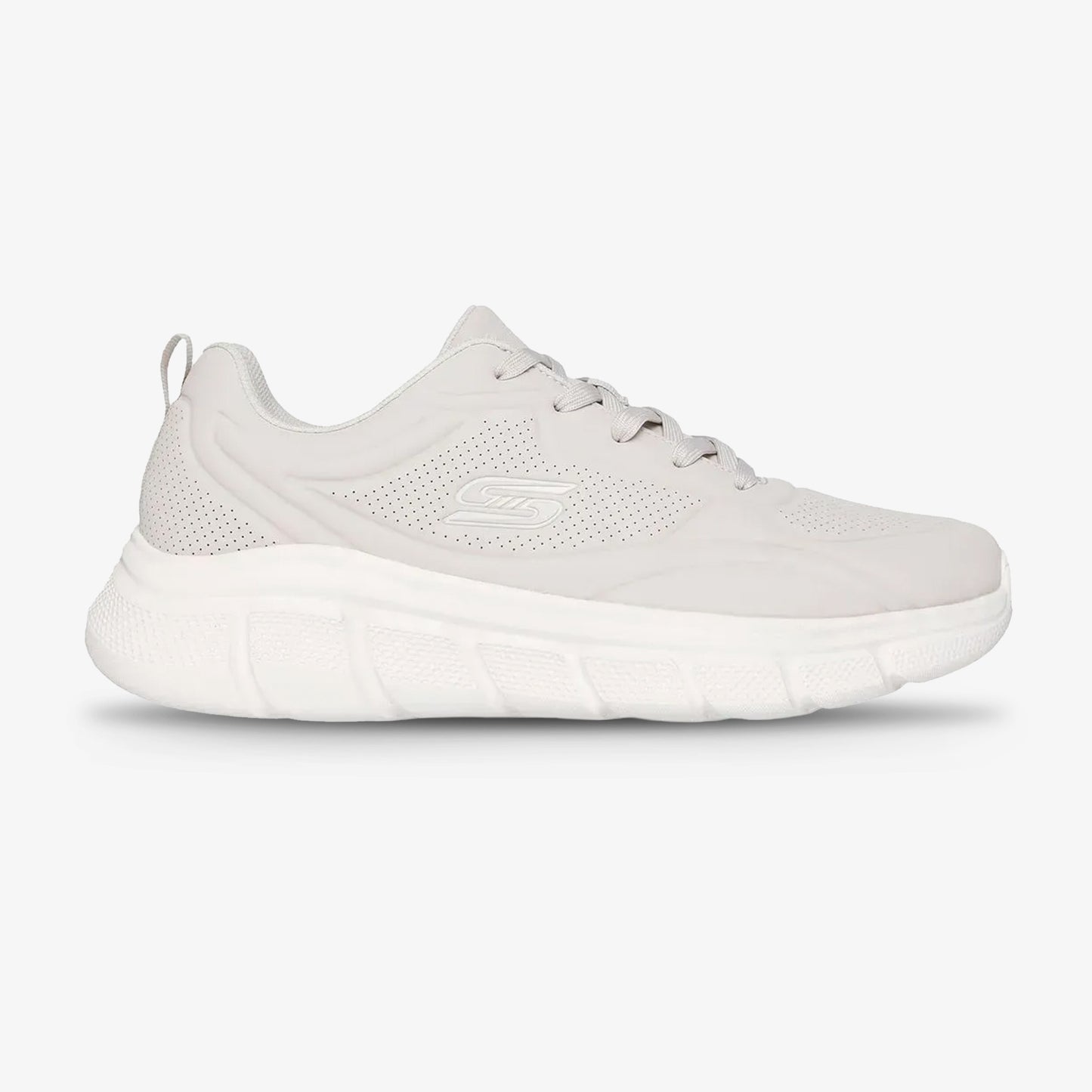 Tenis Skechers Bobs B Flex Arctic Edge Hombre Blanco