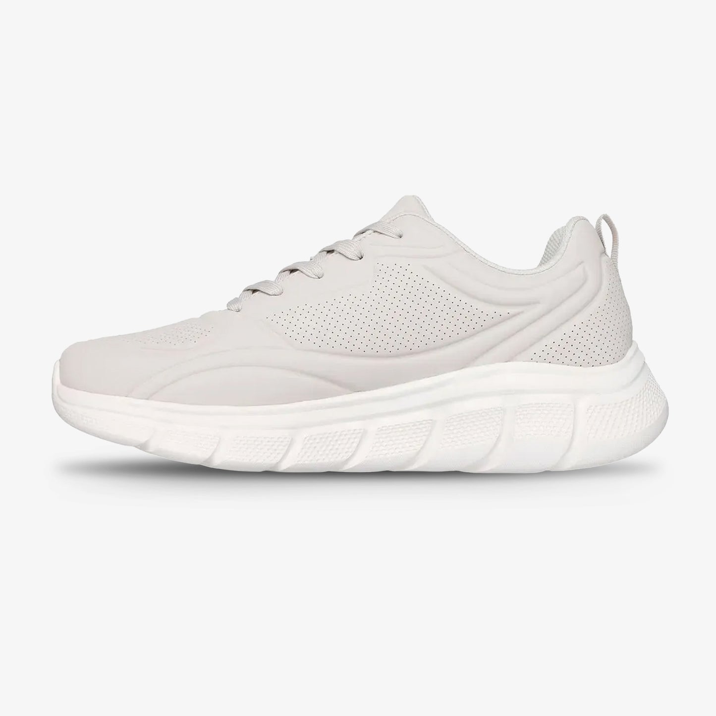 Tenis Skechers Bobs B Flex Arctic Edge Hombre Blanco
