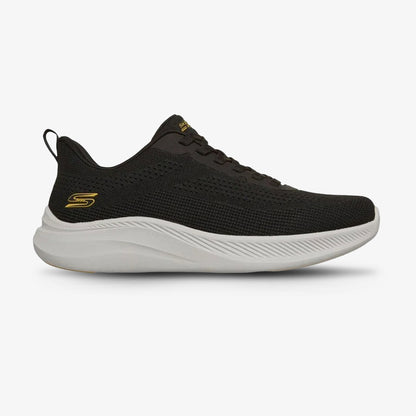 Tenis Skechers Bobs Moda Flex Hombre Negro