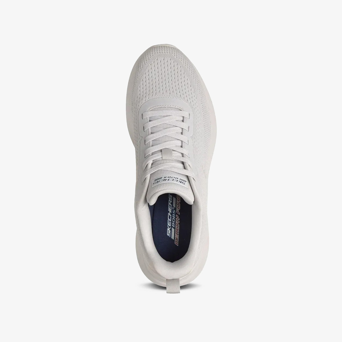 Tenis Skechers Bobs Moda Flex Hombre Blanco