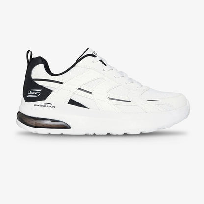 Tenis Skechers Bobs Vision Air Hombre Blanco Negro
