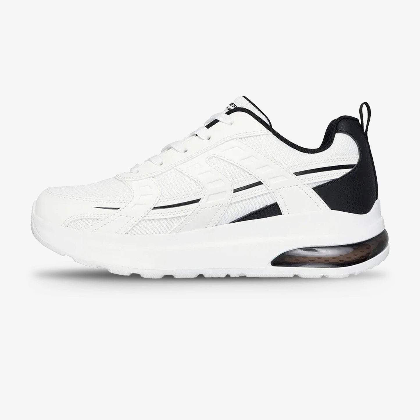 Tenis Skechers Bobs Vision Air Hombre Blanco Negro