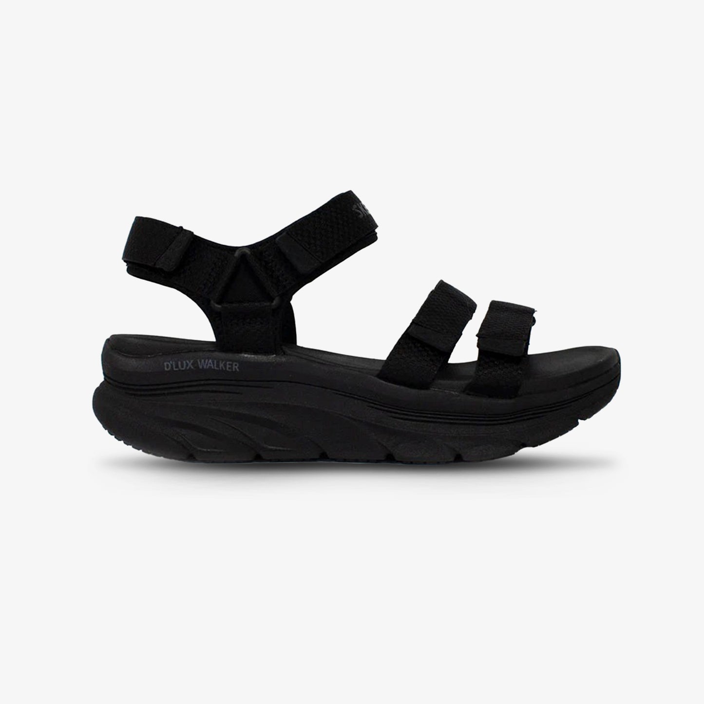 Sandalias Skechers D'LUX Walker Mujer Negro