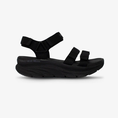 Sandalias Skechers D'LUX Walker Mujer Negro