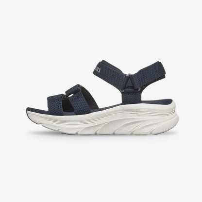 Sandalias Skechers D'LUX Walker Mujer Azul
