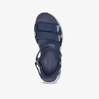 Sandalias Skechers D'LUX Walker Mujer Azul
