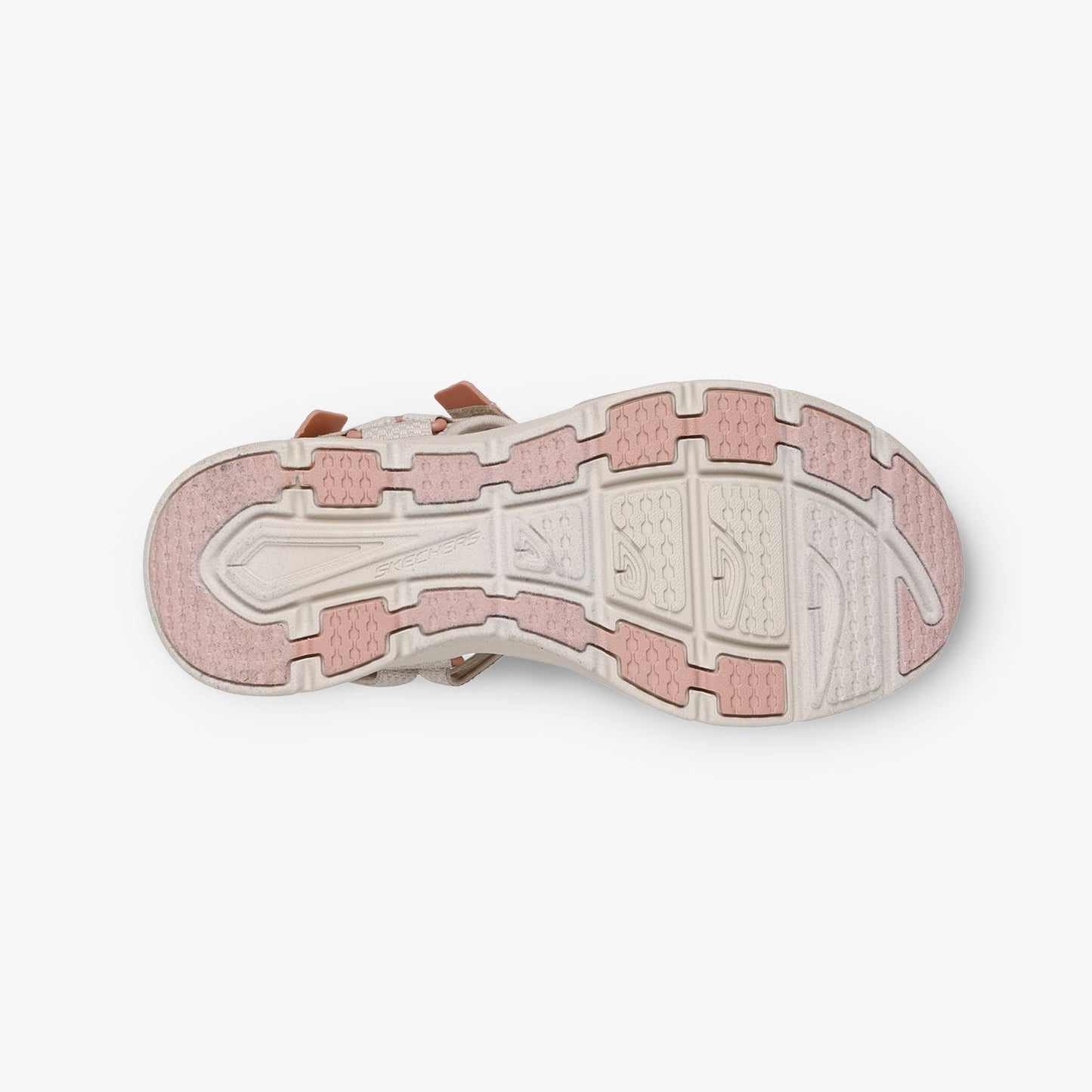 Sandalias Skechers D'Lux Walker Mujer Beige