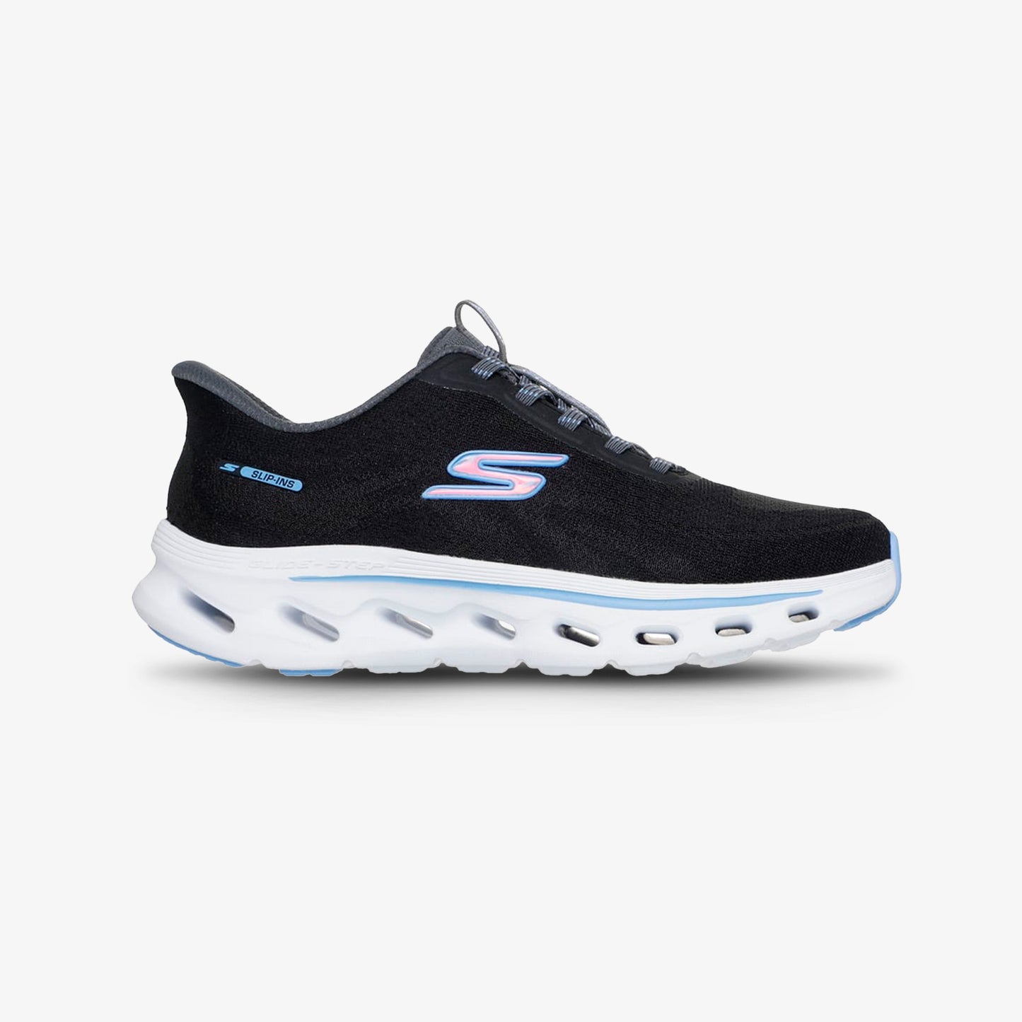 Tenis Skechers Glide-Step 2.0 Mujer Negro Azul