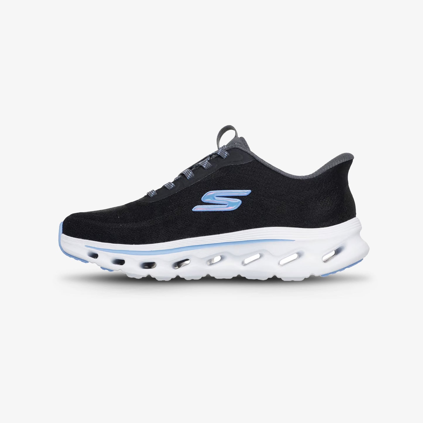 Tenis Skechers Glide-Step 2.0 Mujer Negro Azul