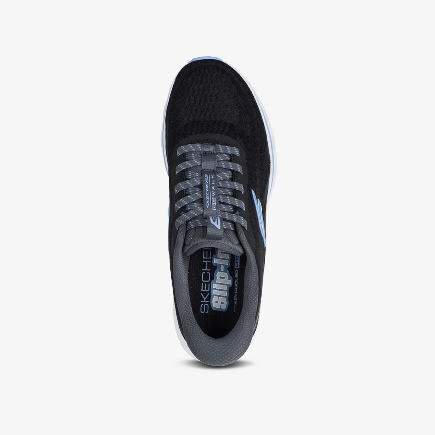 Tenis Skechers Glide-Step 2.0 Mujer Negro Azul
