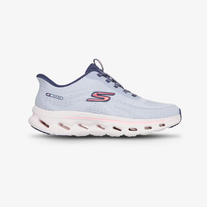 Tenis Skechers Glide-Step 2.0 Mujer Azul Rosa