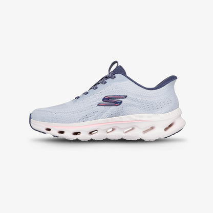 Tenis Skechers Glide-Step 2.0 Mujer Azul Rosa