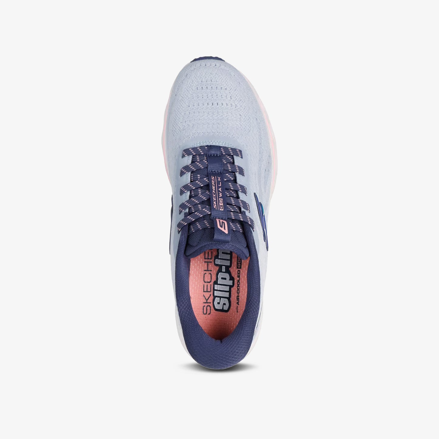 Tenis Skechers Glide-Step 2.0 Mujer Azul Rosa