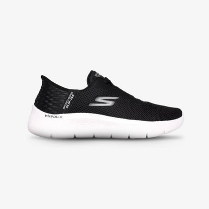 Tenis Skechers Go Walk Flex Mujer Negro Blanco