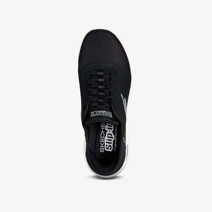 Tenis Skechers Go Walk Flex Mujer Negro Blanco