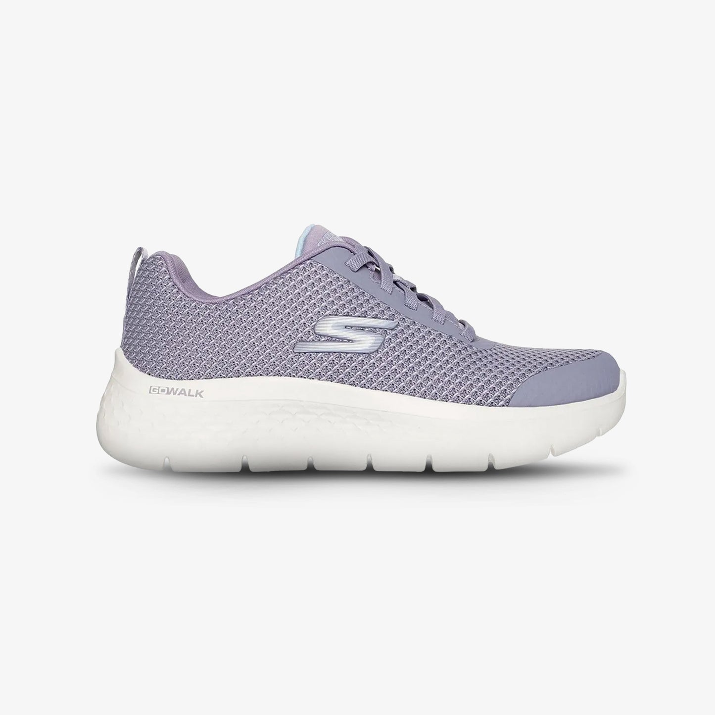 Tenis Skechers Go Walk Flex Mujer Gris Blanco