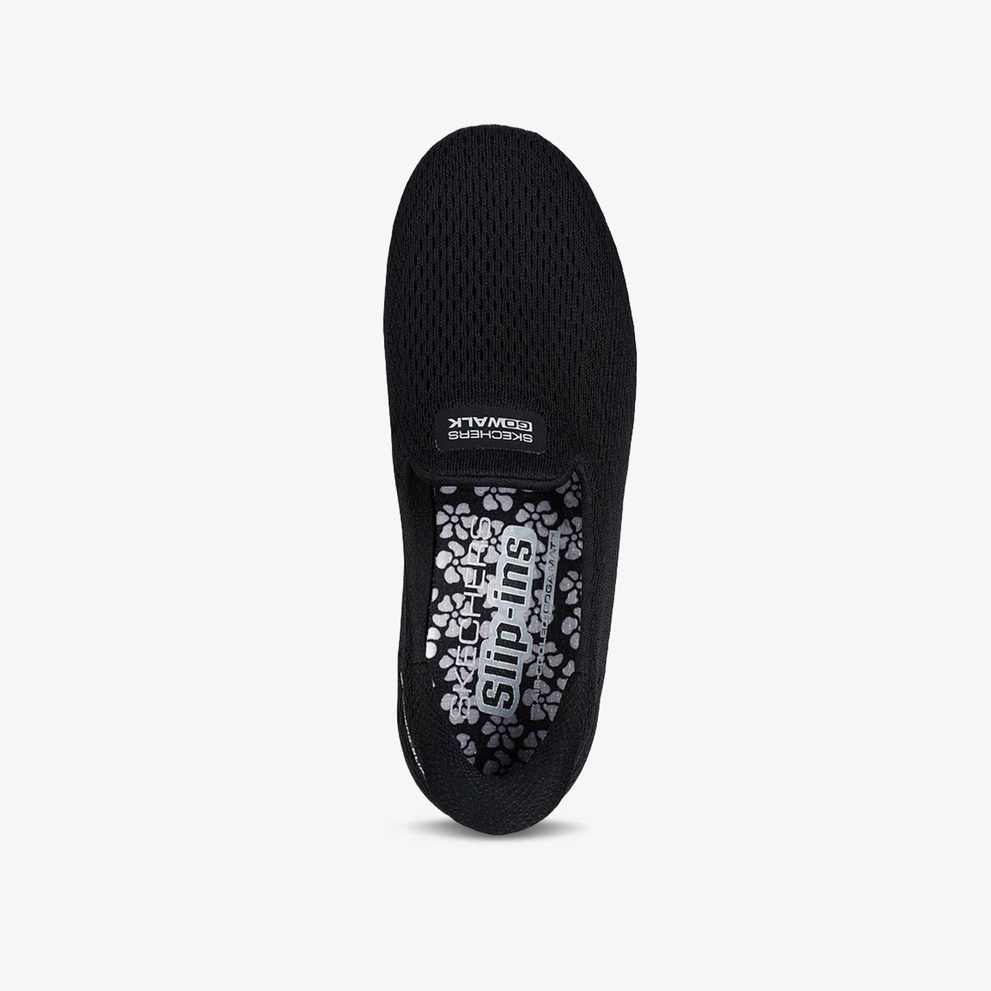 Tenis Skechers Go Walk Now Mujer Negro Blanco