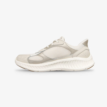 Tenis Skechers Go Walk Now Mujer Beige