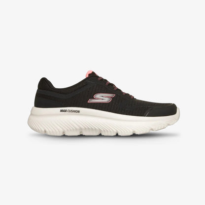 Tenis Skechers Go Walk Maxcushion Mujer Negro Rosa