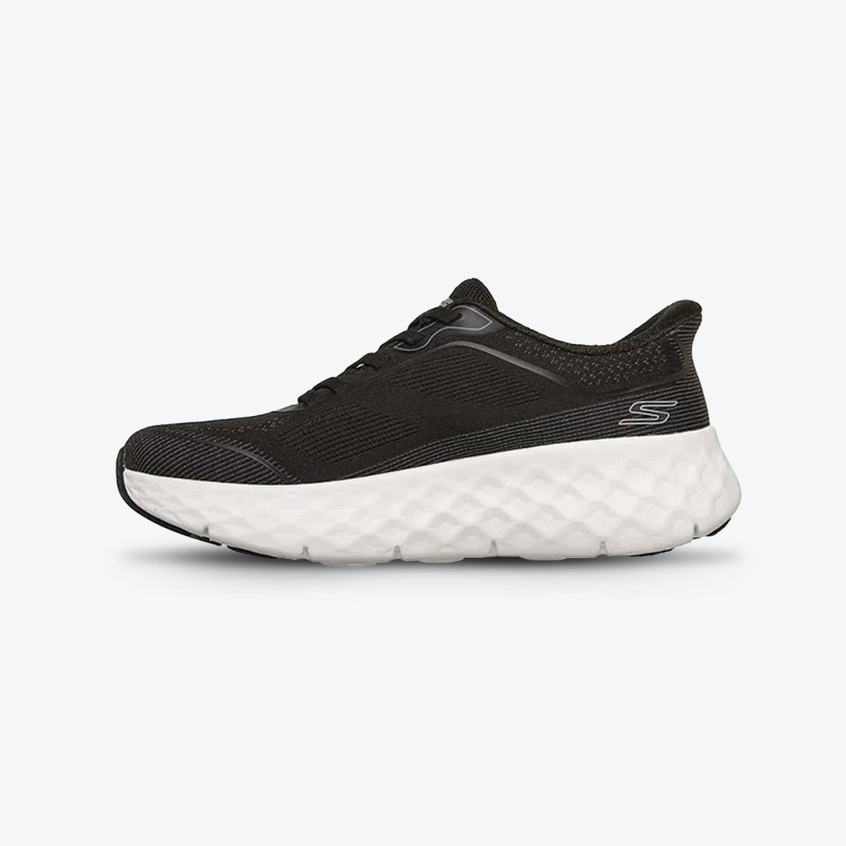 Tenis Skechers Cushioning Flex Mujer Negro Blanco
