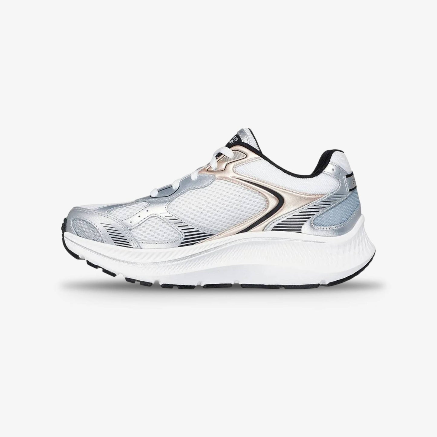 Tenis Skechers Go Run Consistent 2.0 Mujer Blanco Negro