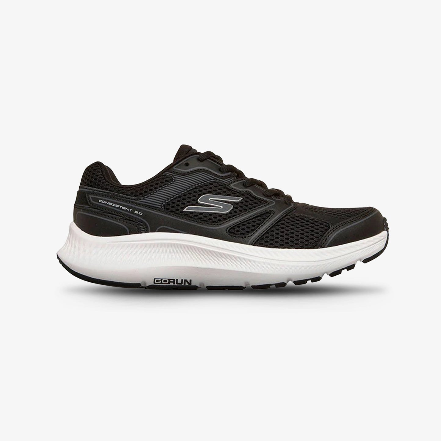 Tenis Skechers Consistent 2.0 Mujer Negro Blanco