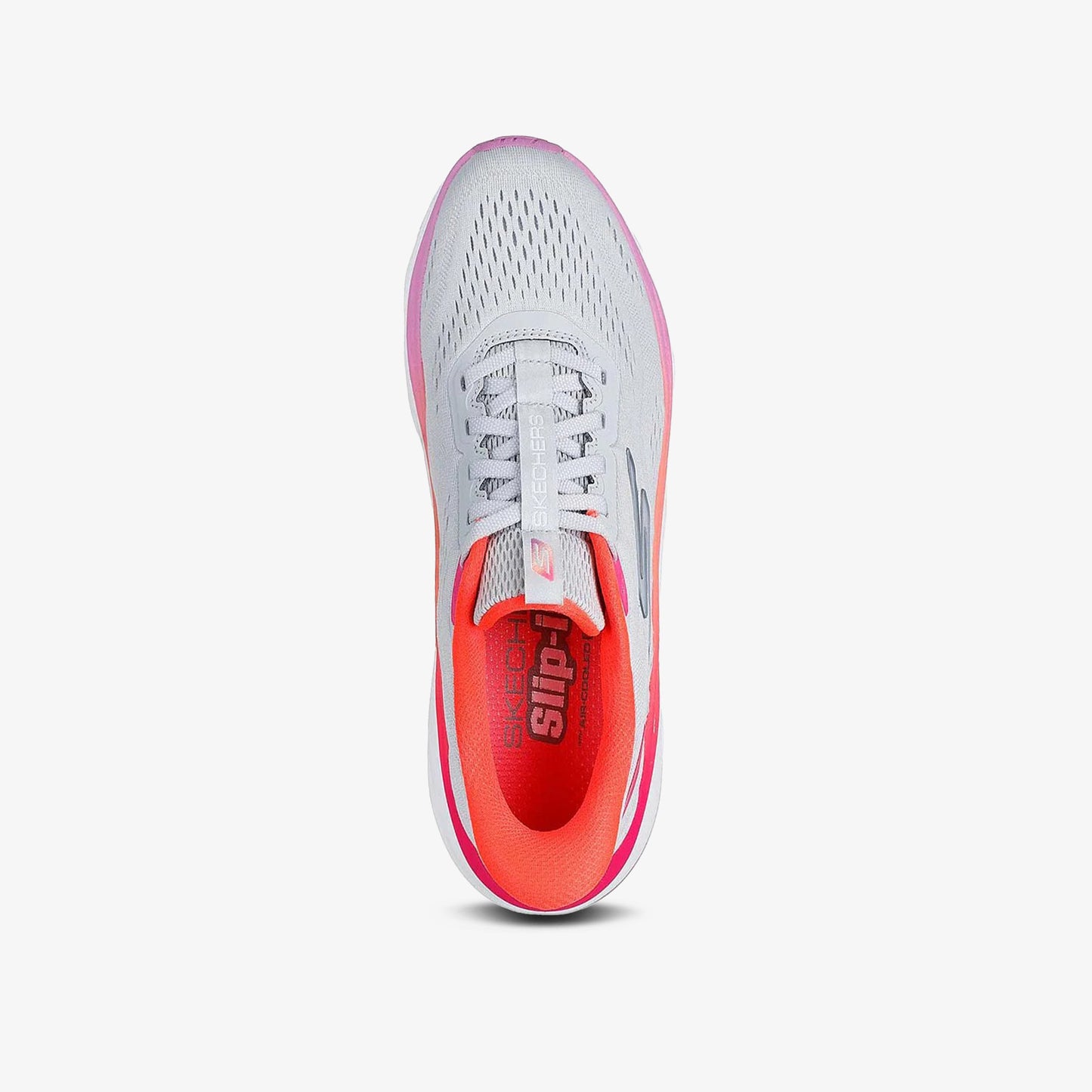 Tenis Skechers Slip-ins Max Run Mujer Gris