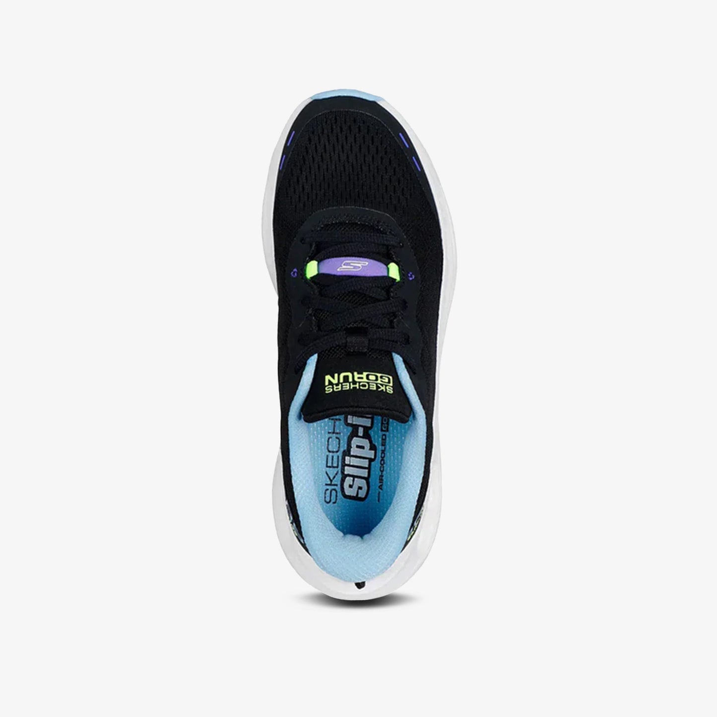 Tenis Skechers Max Cushioning Glide Mujer Negro Azul