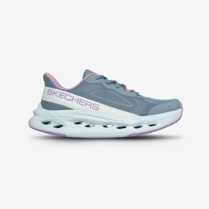 Tenis Skechers Max Cushioning Glide Mujer Gris Lila