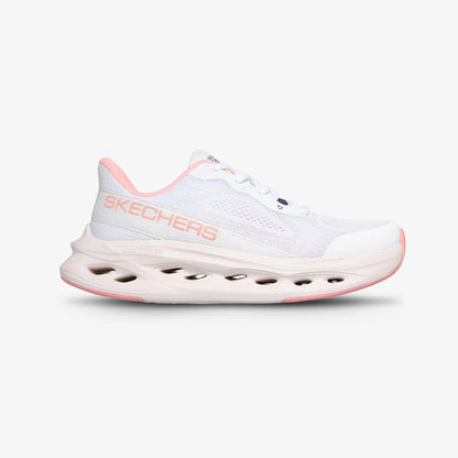 Tenis Skechers Max Cushioning Glide Mujer Blanco Rosa