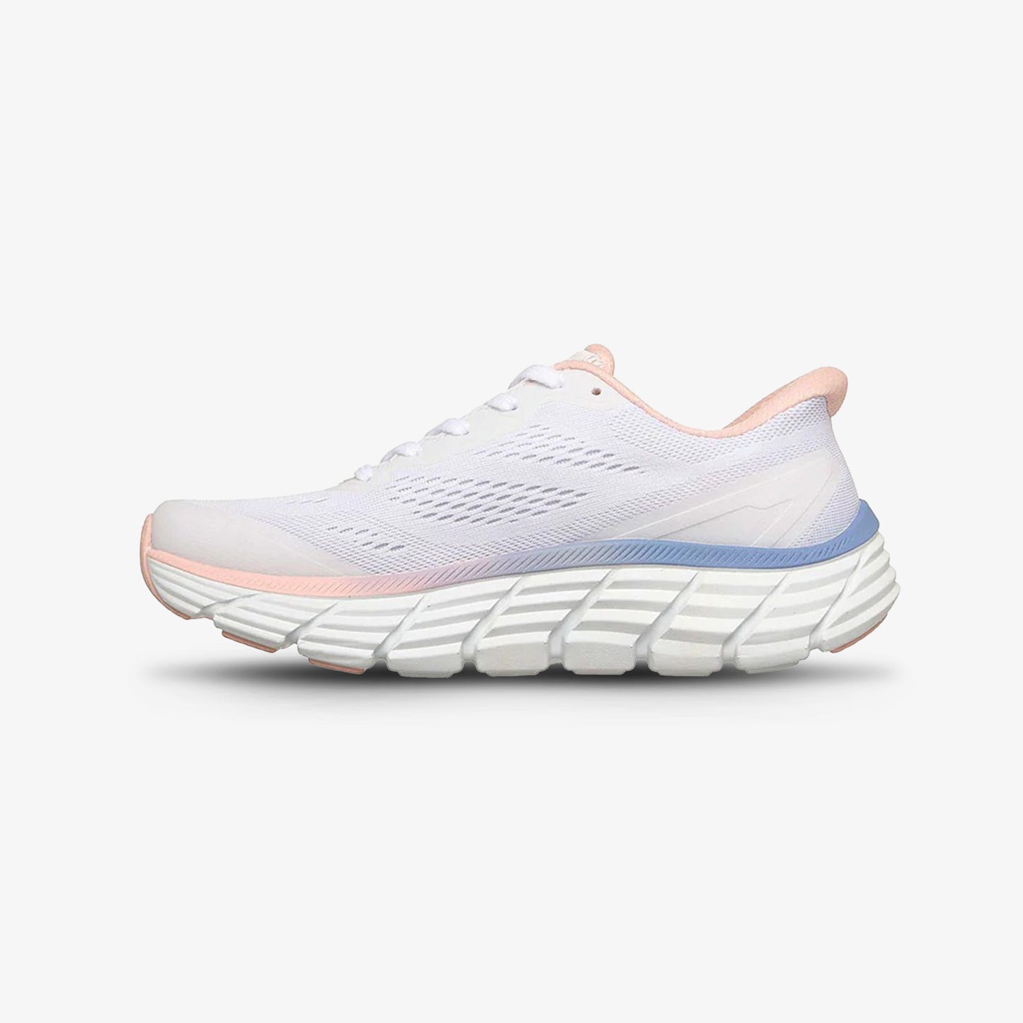 Tenis Skechers Max Flex Mujer Blanco Azul