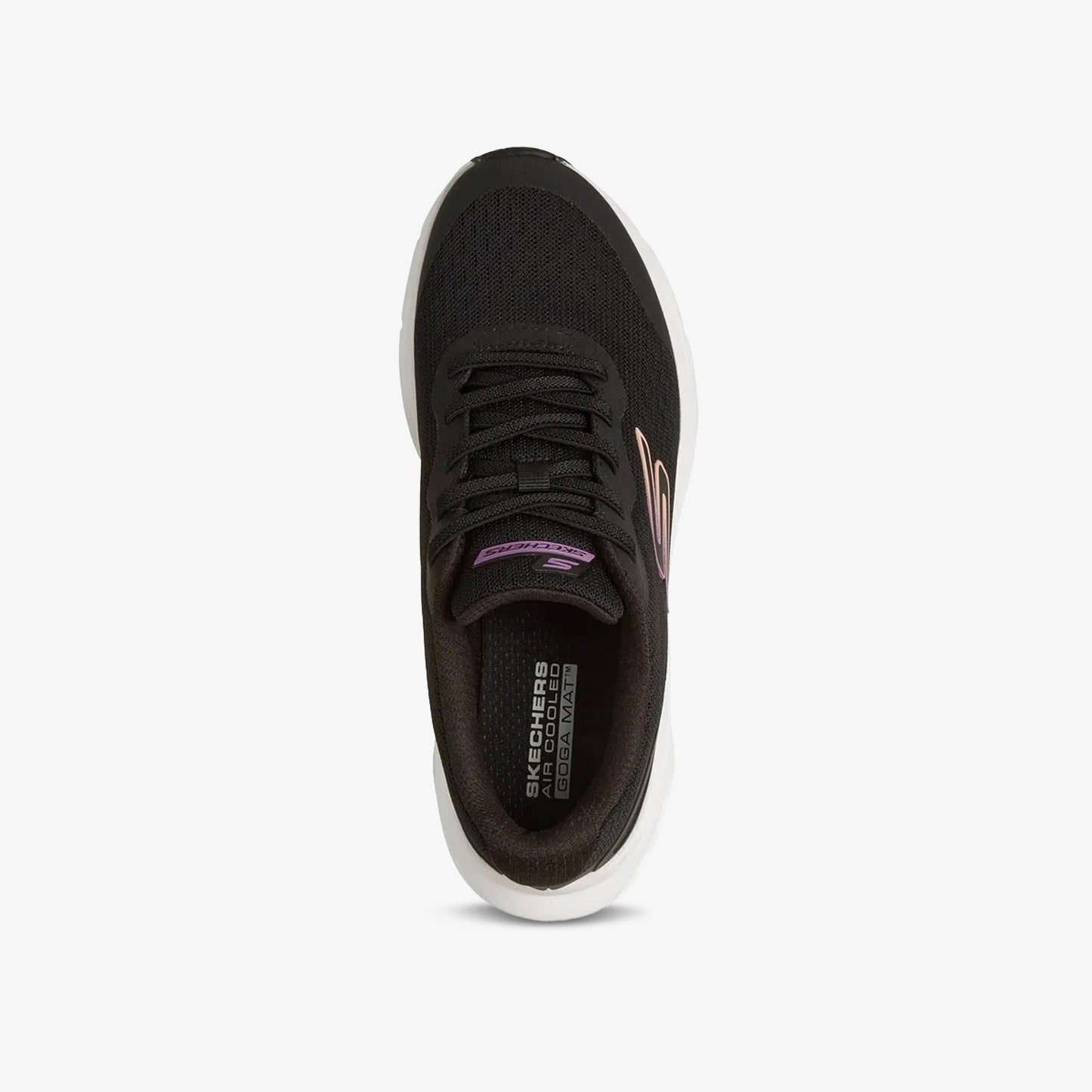 Tenis Skechers Glide Step Vortex Mujer Negro