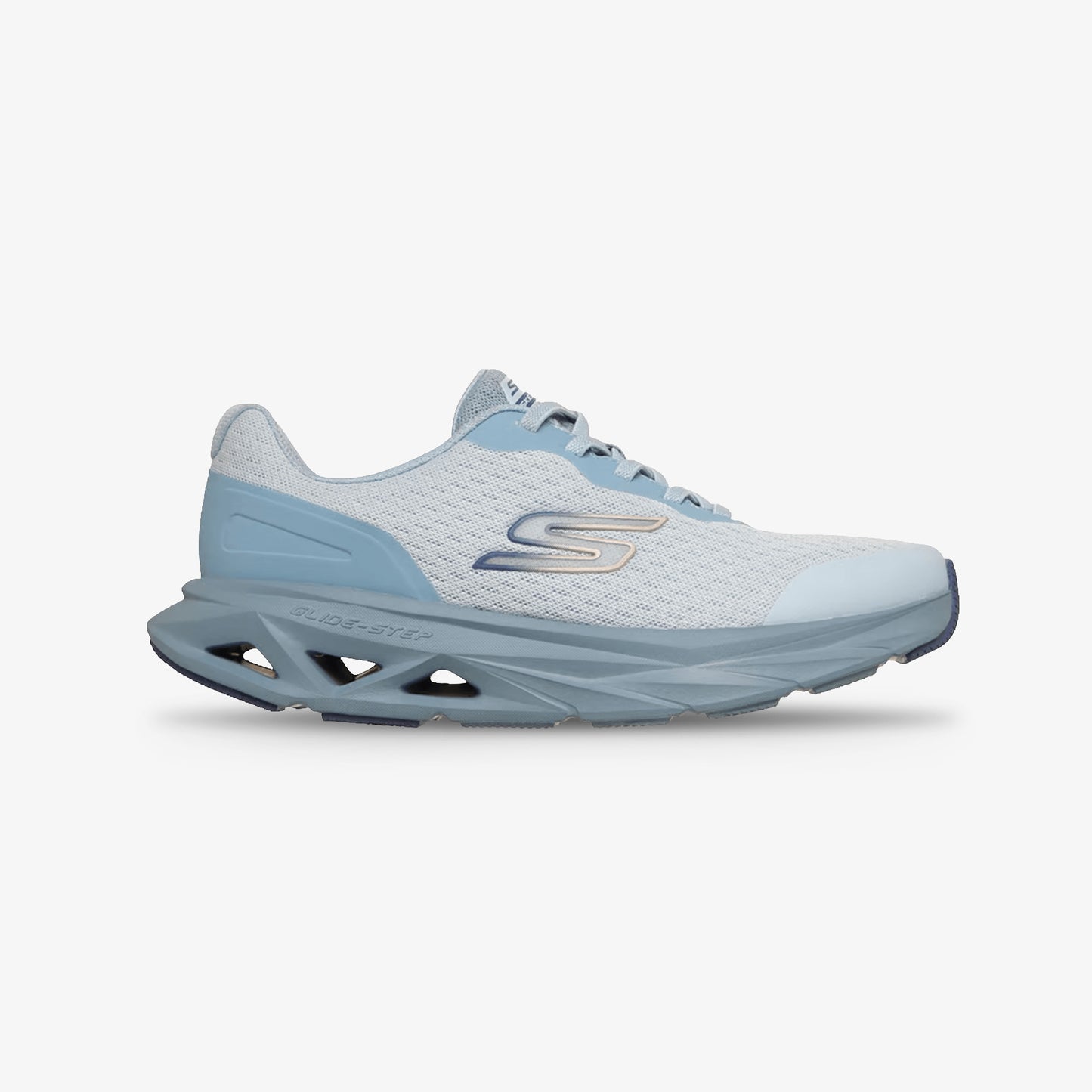 Tenis Skechers Glide Step Vortex Mujer Azul