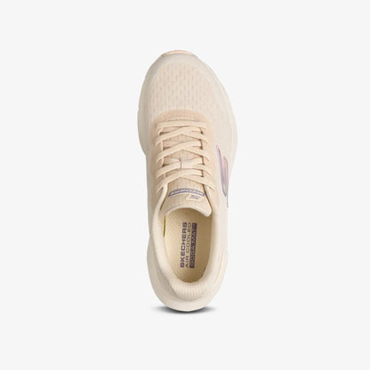 Tenis Skechers Glide Step Vortex Mujer Beige