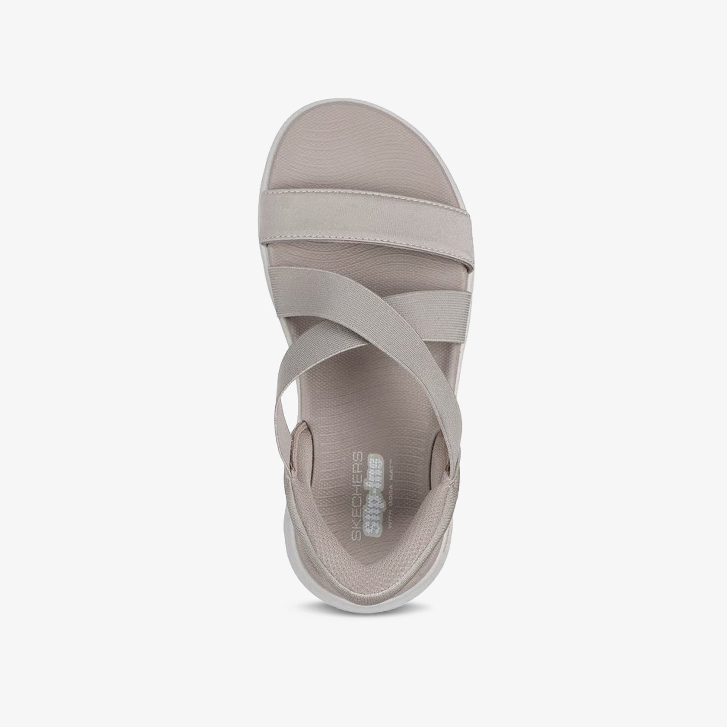 Sandalias Skechers Go Walk Flex Mujer Beige