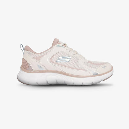 Tenis Skechers Flexappeal 5 Mujer Beige