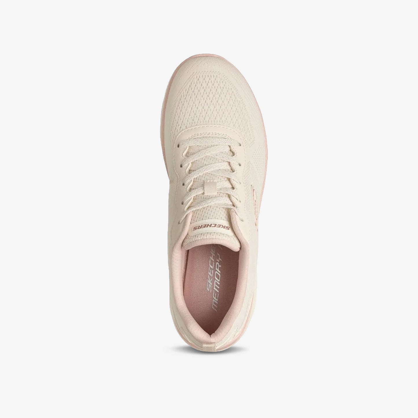 Tenis Skechers Summits Mujer Beige Rosado