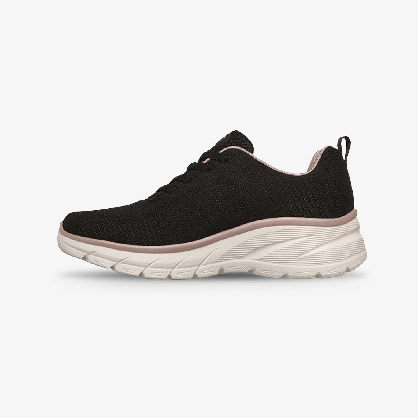 Tenis Skechers Fashion Fit 2.0 Mujer Negro Rosa