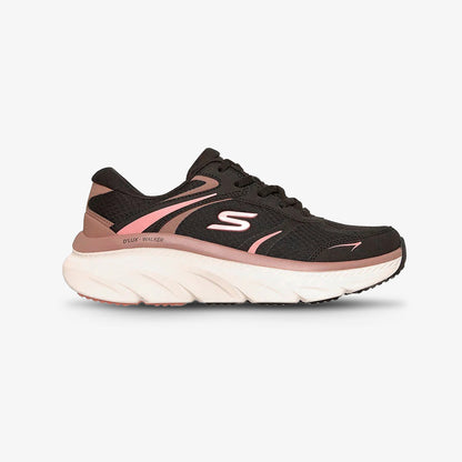 Tenis Skechers D'Lux Walker 3.0 Mujer Negro Rosa
