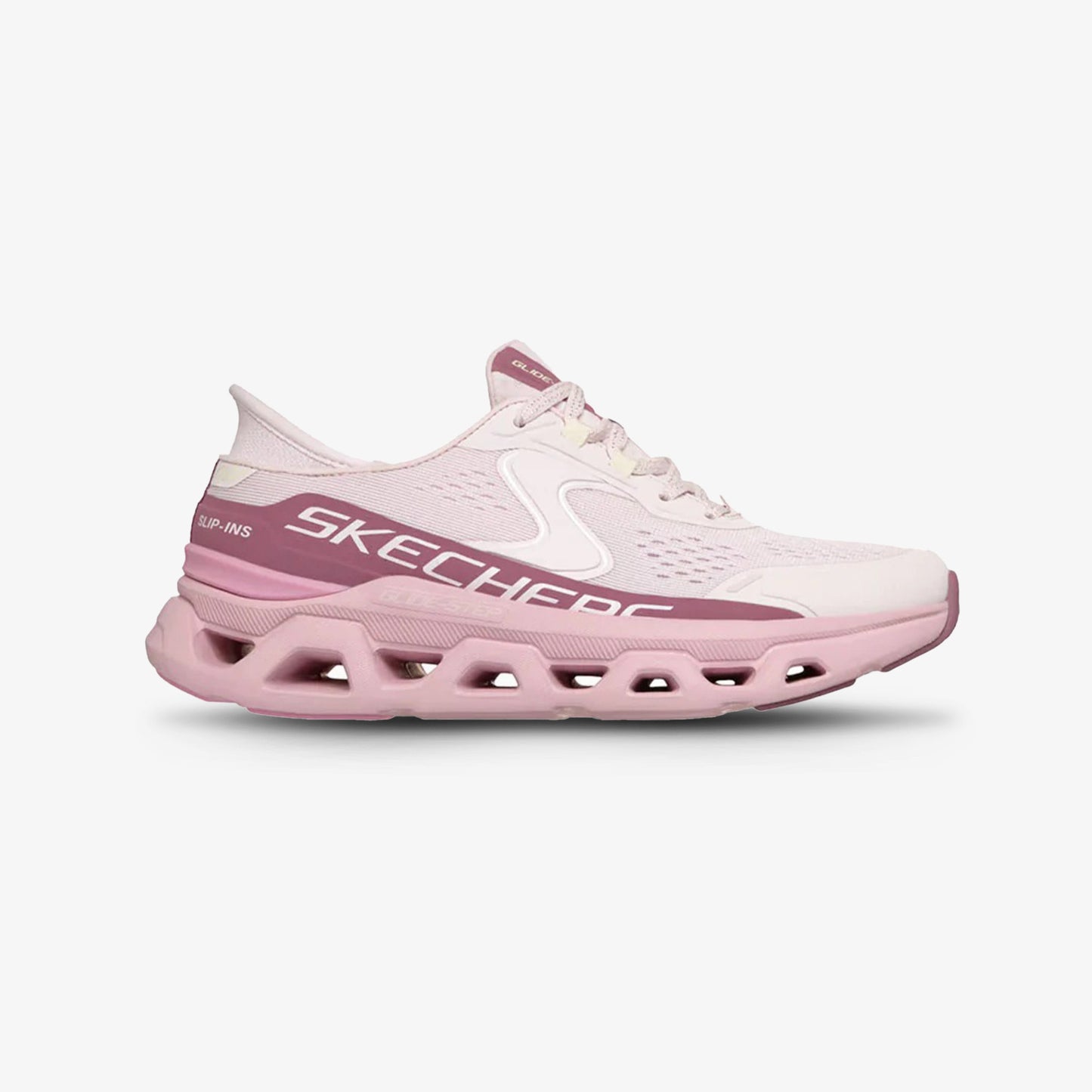 Tenis Skechers Glide Step Altus Mujer Rosado