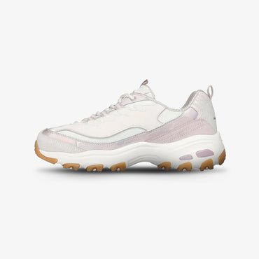Tenis Skechers Dazzling Mujer Blanco Rosado