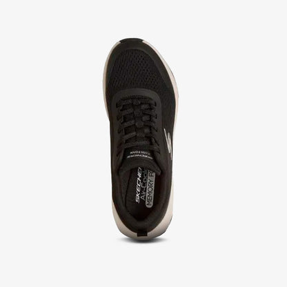 Tenis Skechers Plush Foam Mujer Negro Blanco