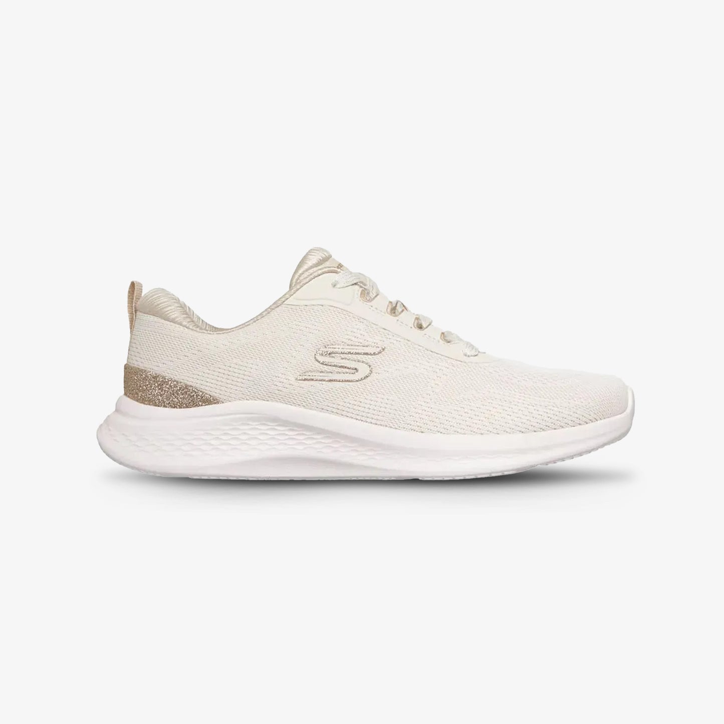 Tenis Skechers Lite Pro 2.0 Mujer Beige Dorado