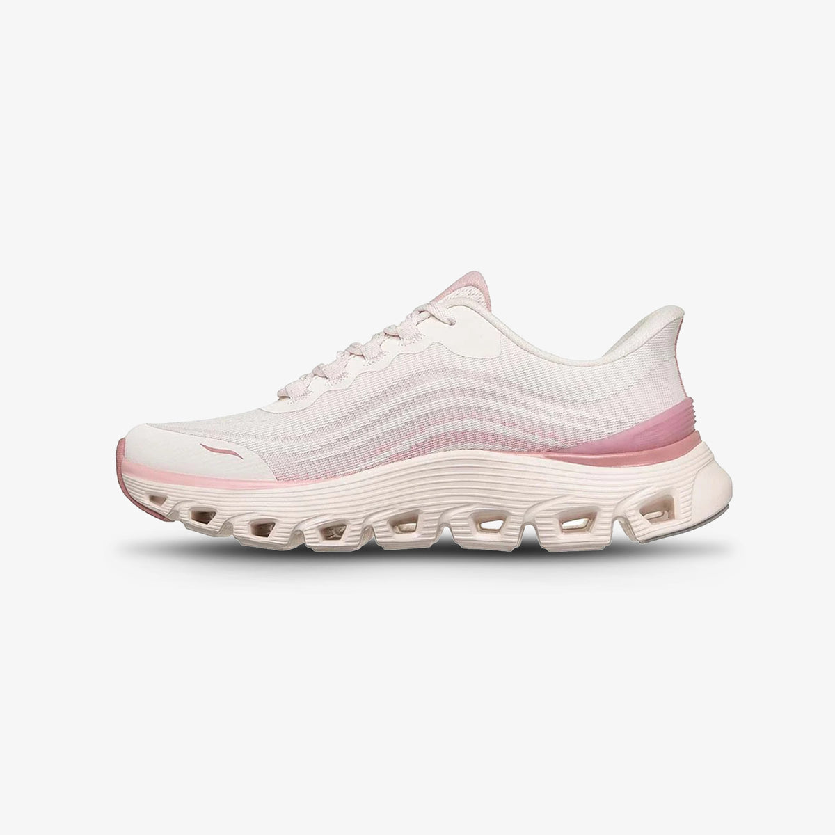 Tenis Skechers Arch Fit Glide-Step Mujer Rosa