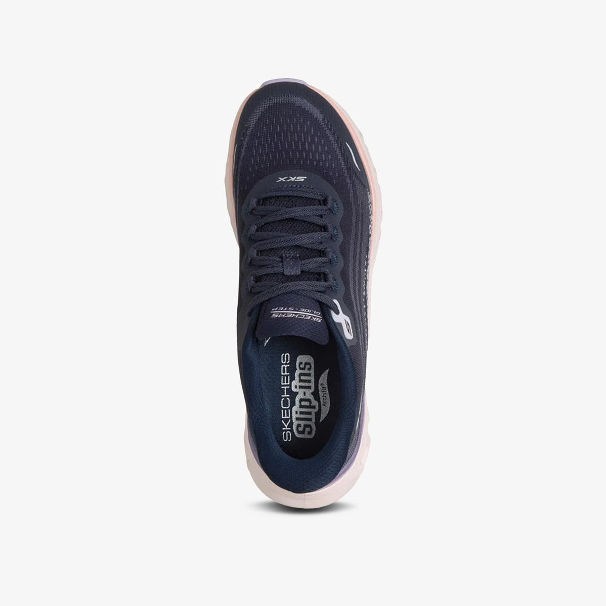 Tenis Skechers Arch Fit Glide-Step Mujer Azul