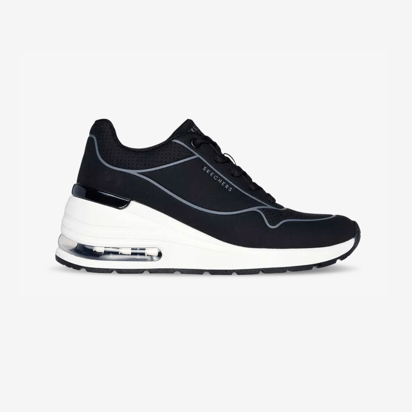 Tenis Skechers Million Air Mujer Negro