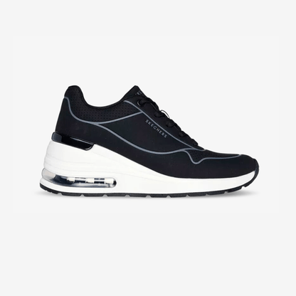 Tenis Skechers Million Air Mujer Negro