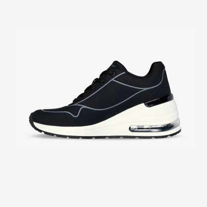 Tenis Skechers Million Air Mujer Negro