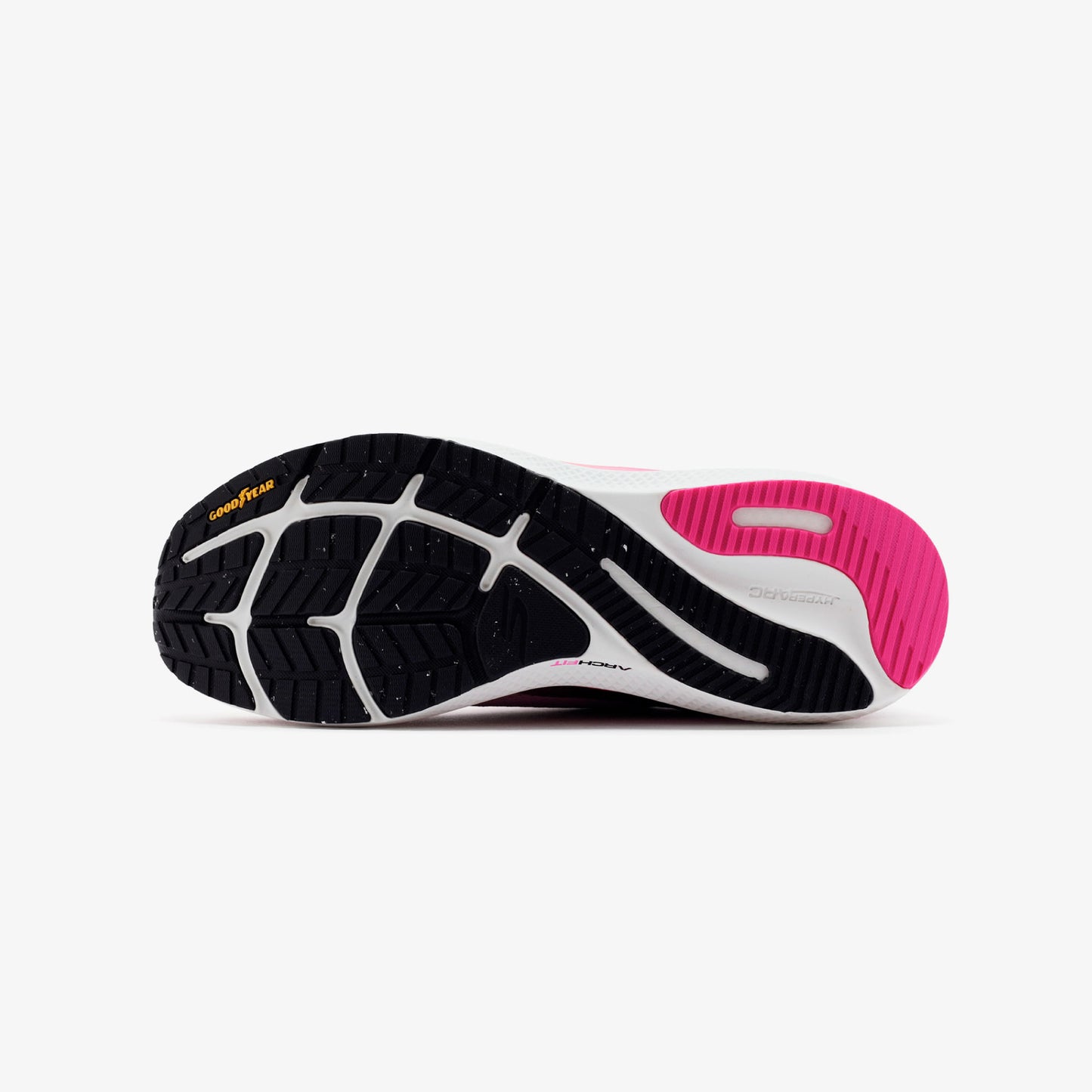 Tenis Skechers GO Run Pure 4 Mujer Rosado Negro